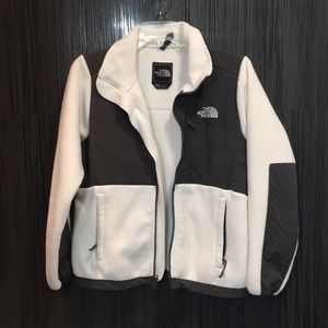 Authentic white XS NORTH FACE FLEECE JACKET